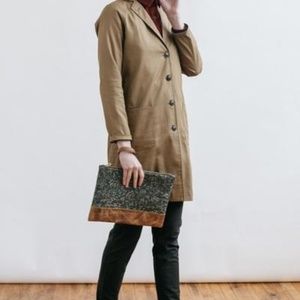 Bridge & Burn Breton Trench Coat - Khaki